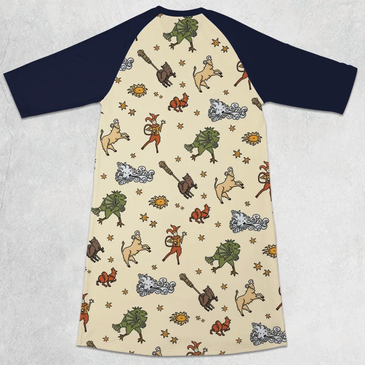 3/4 Sleeve Raglan Dress - PS5AWXBV
