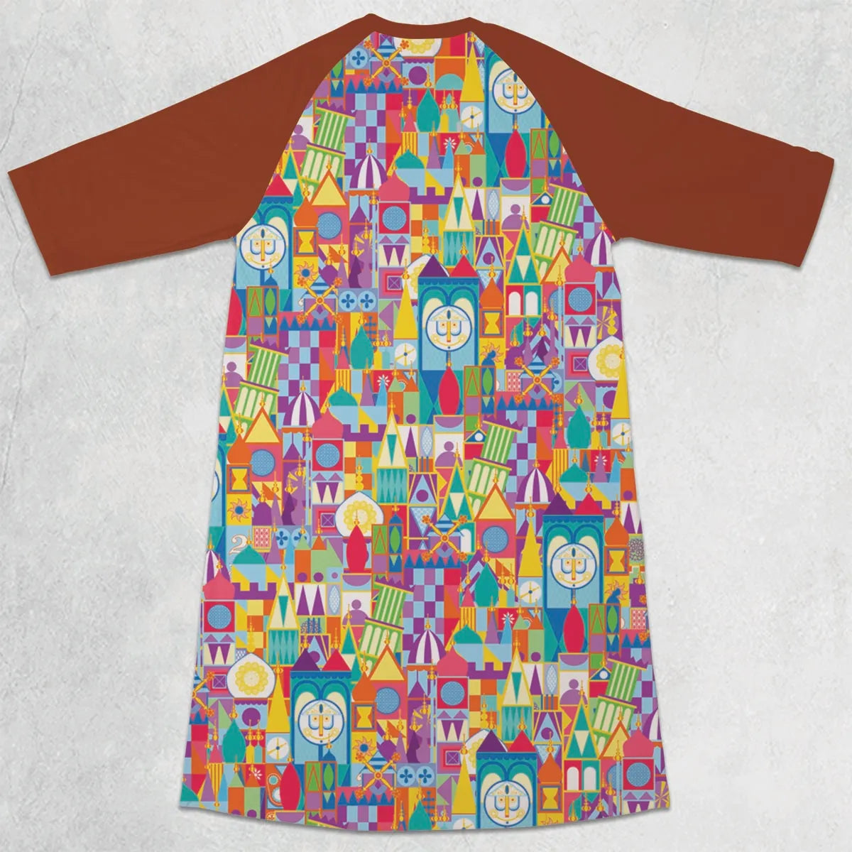 3/4 Sleeve Raglan Dress - PHHDGWVL
