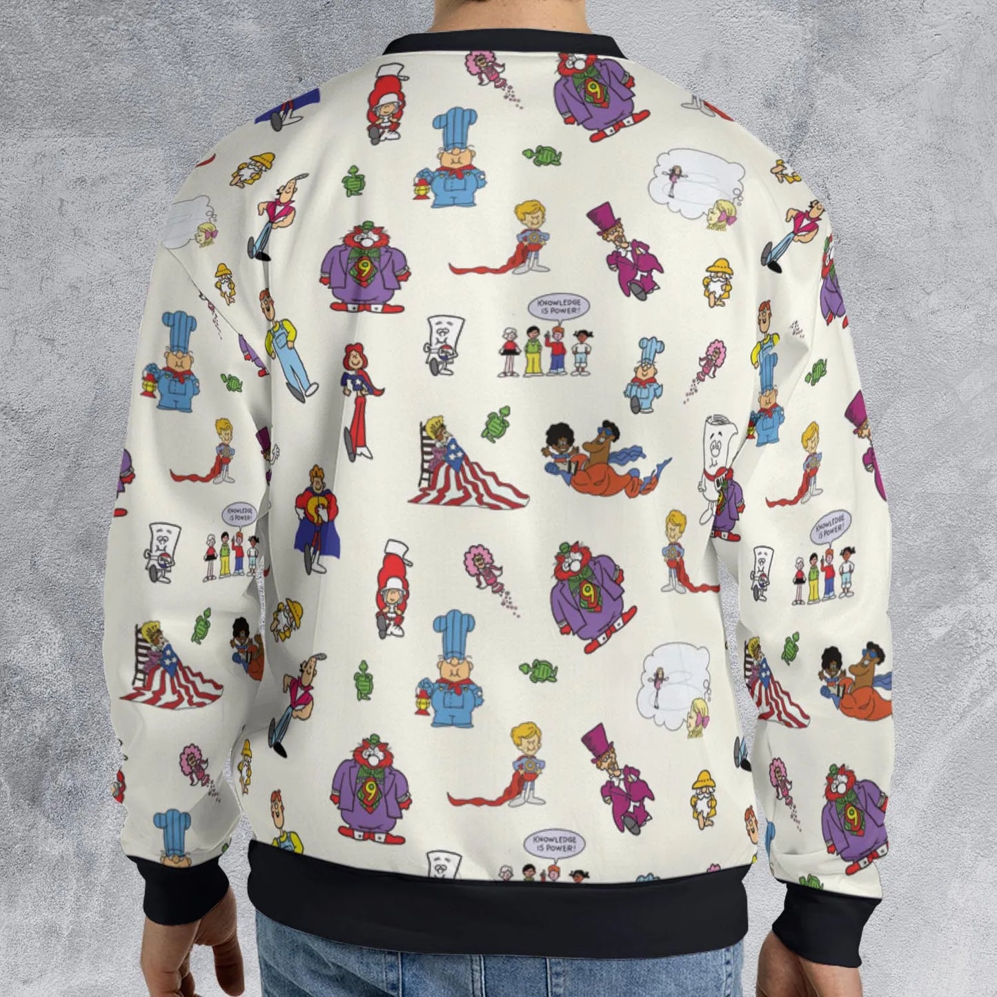 All-over Print Sweatshirt - 7QE6BM3K