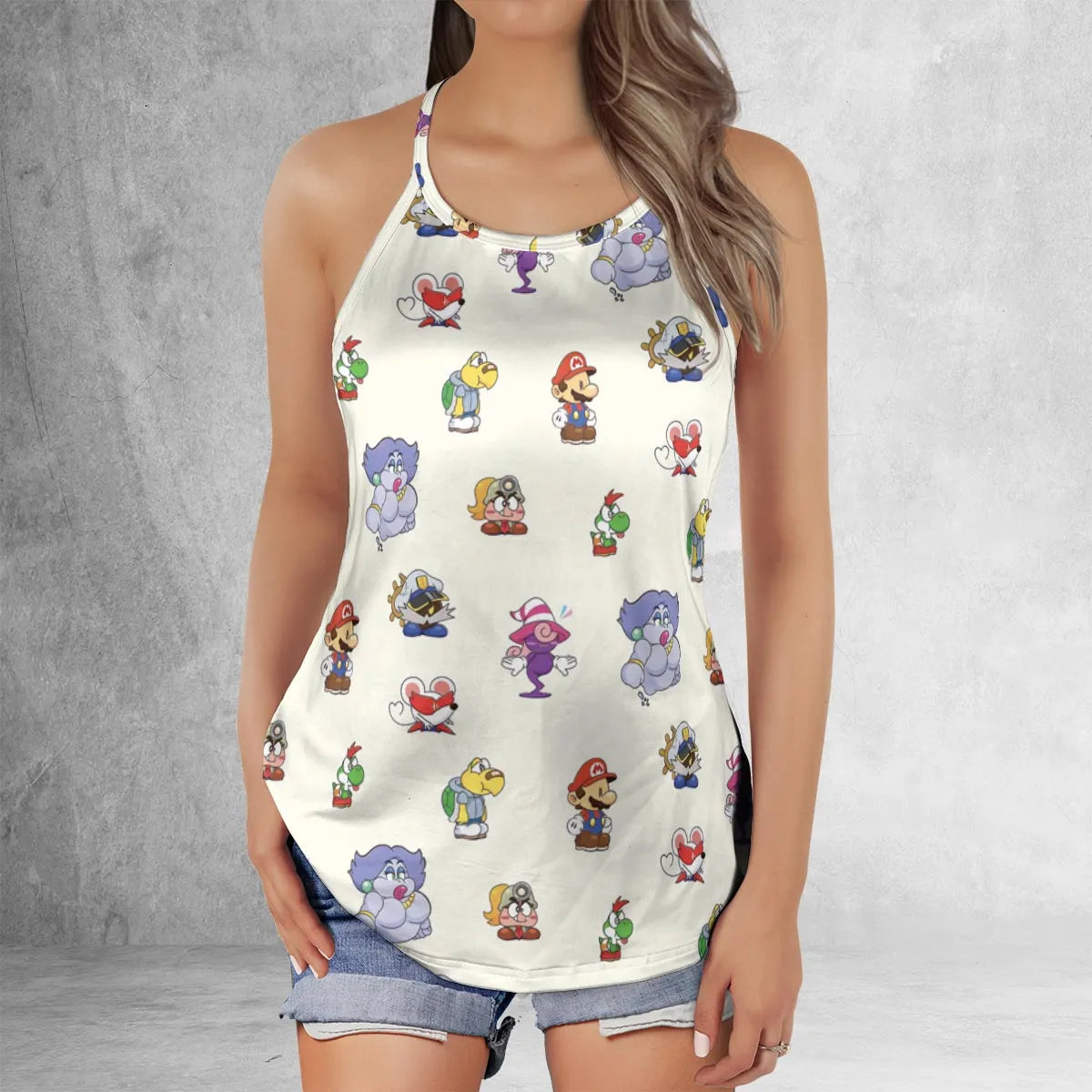 Criss Cross Tank Top - V5HU46GC