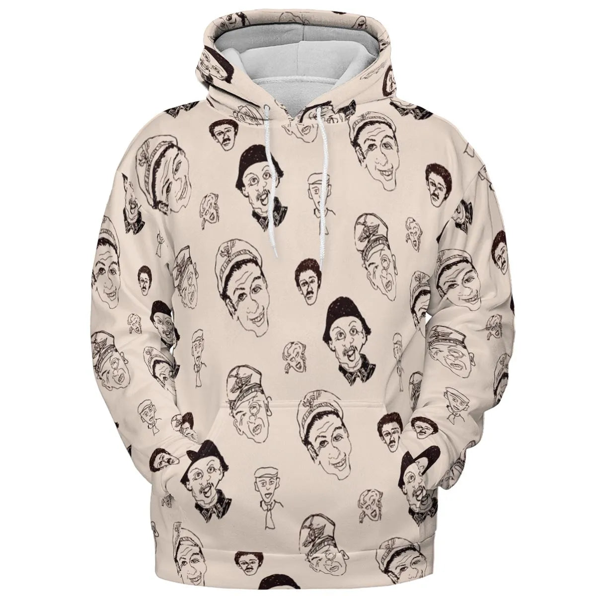 All-over Print Hoodie - FJJAVDFU