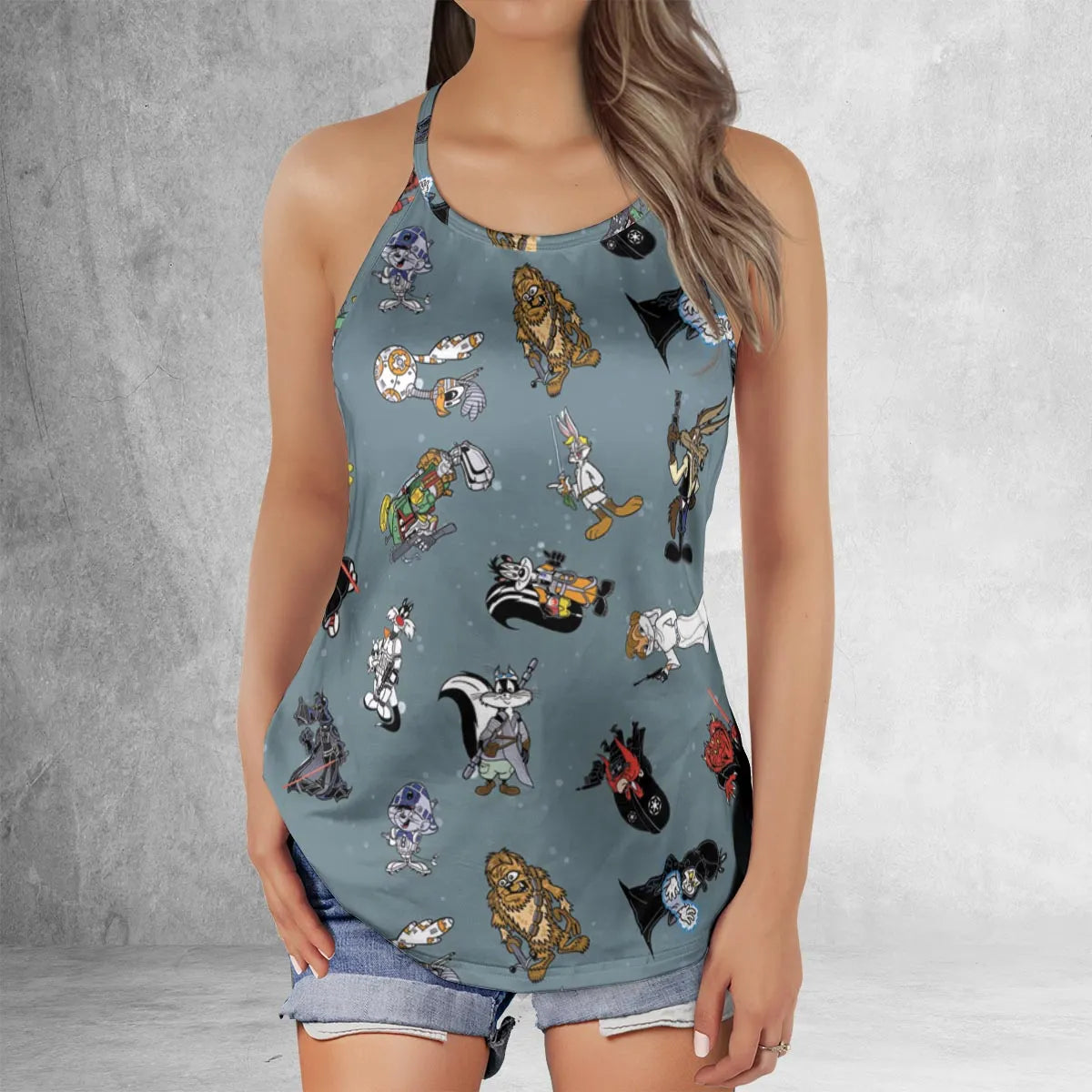 Criss Cross Tank Top - A6ZR4UUP