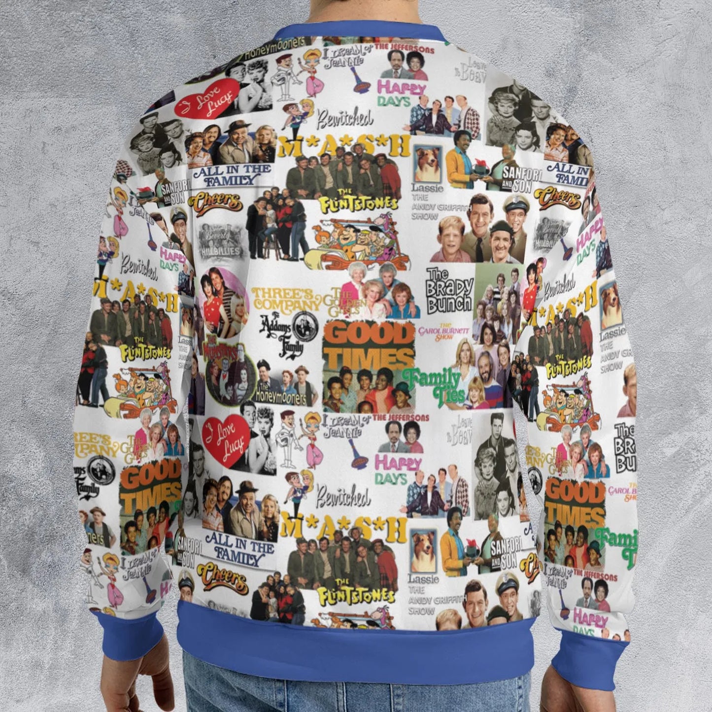 All-over Print Sweatshirt - CJE8DTR9