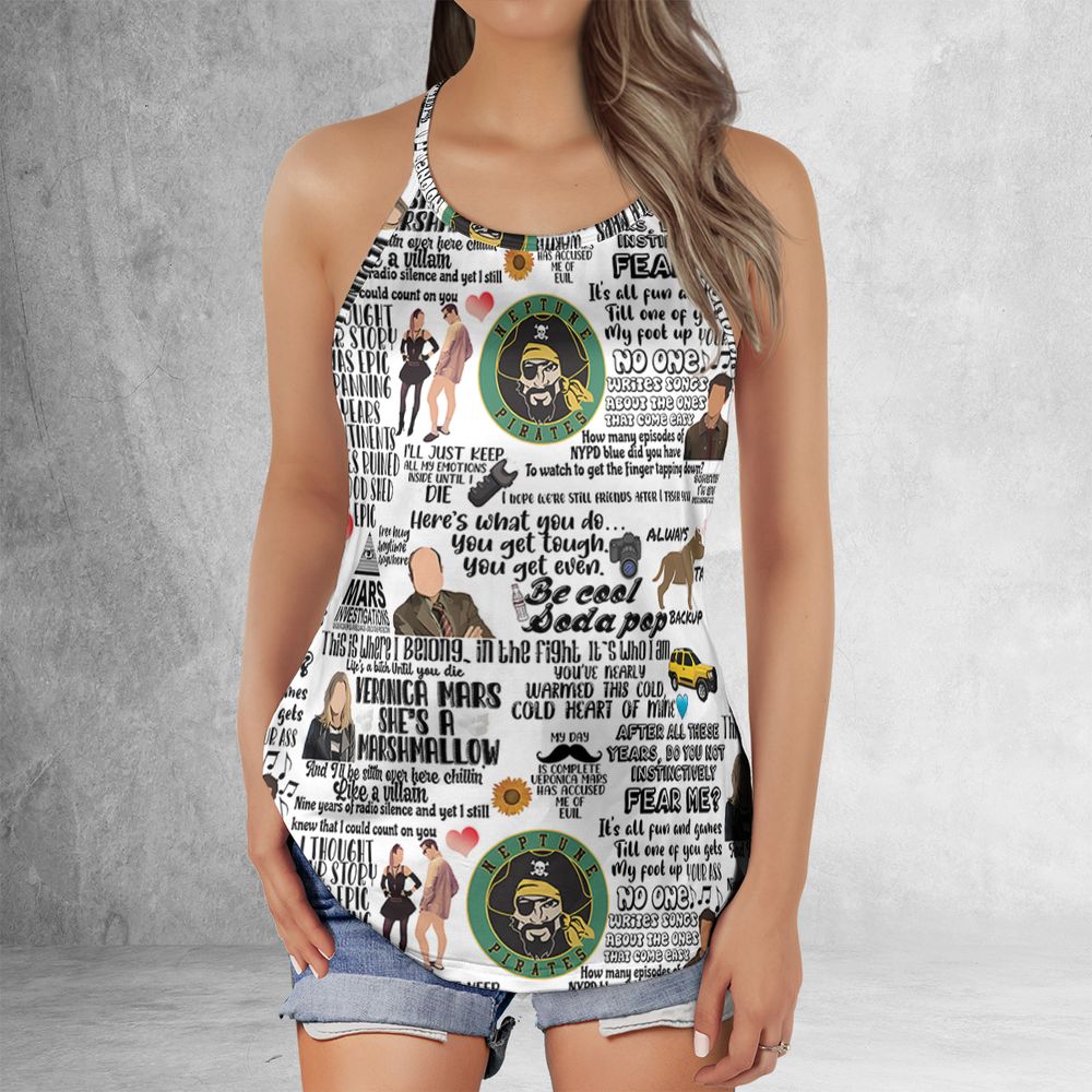 Criss Cross Tank Top - SA24BF5F -  - 2