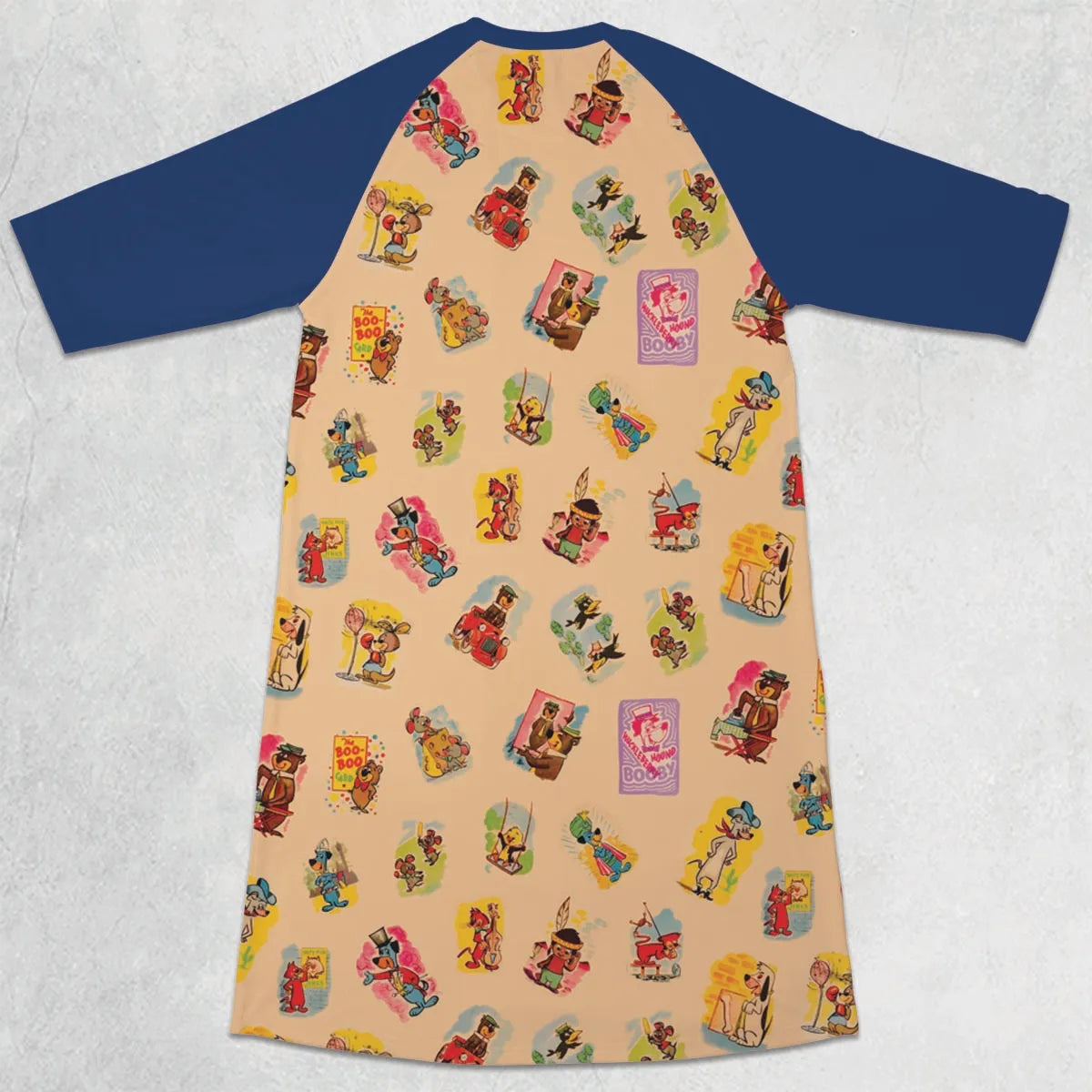 3/4 Sleeve Raglan Dress - PLTRQB7C