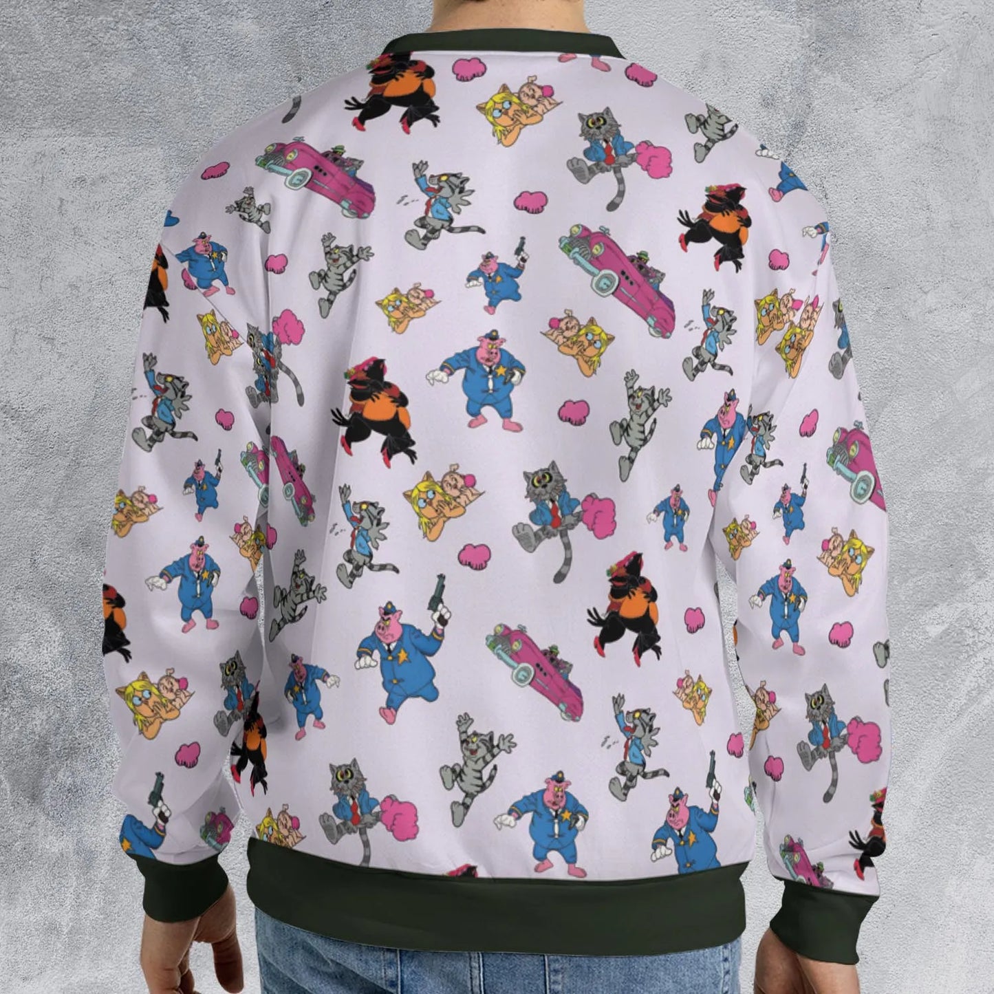 All-over Print Sweatshirt - 4WU5Q867