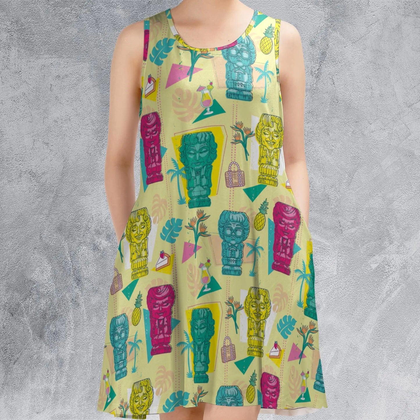 Sleeveless Dress - XZA6NDGA