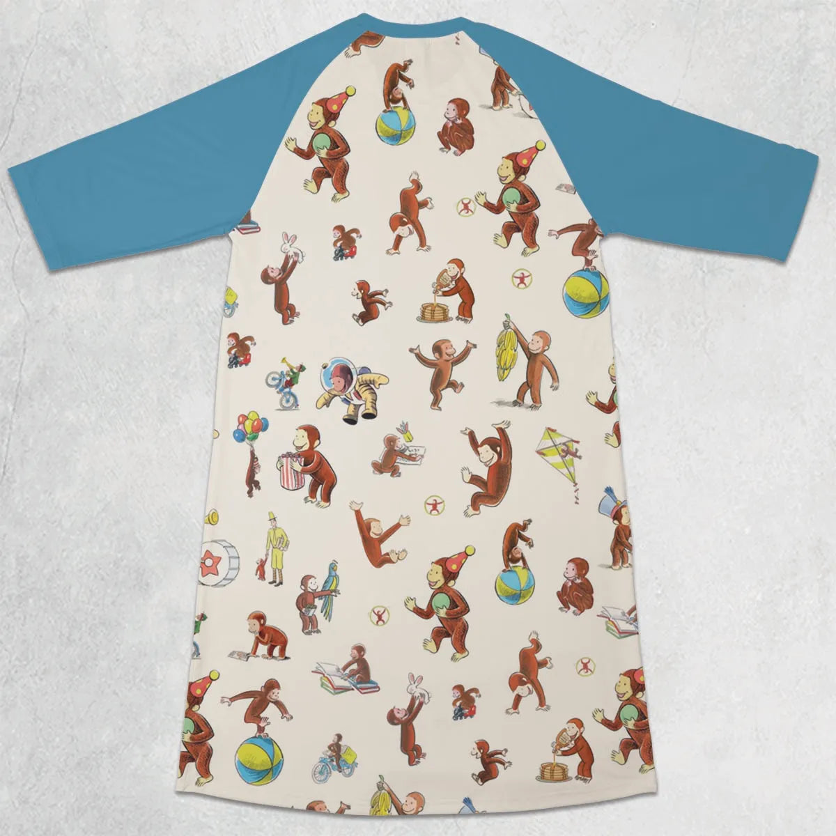 3/4 Sleeve Raglan Dress - 9PEXRMUR