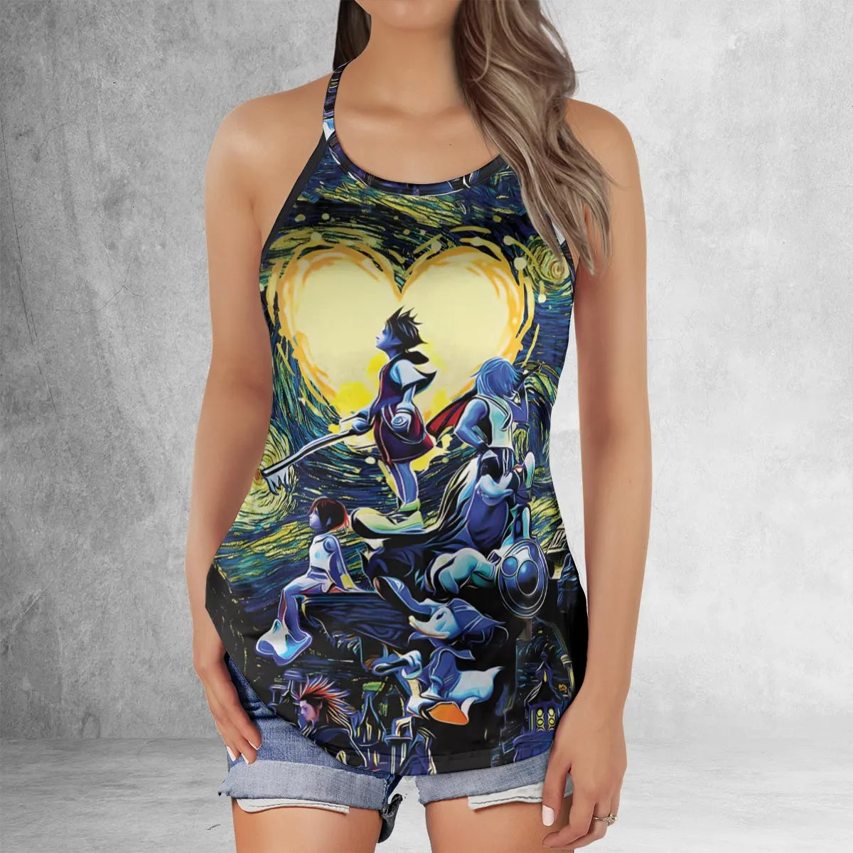 Criss Cross Tank Top - QPW1YEBG