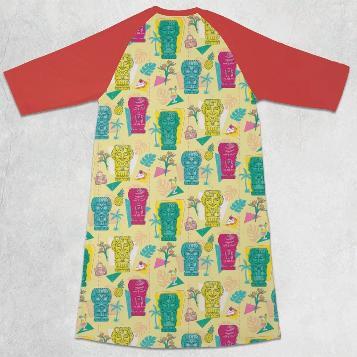 3/4 Sleeve Raglan Dress - 3S7EQ8MU
