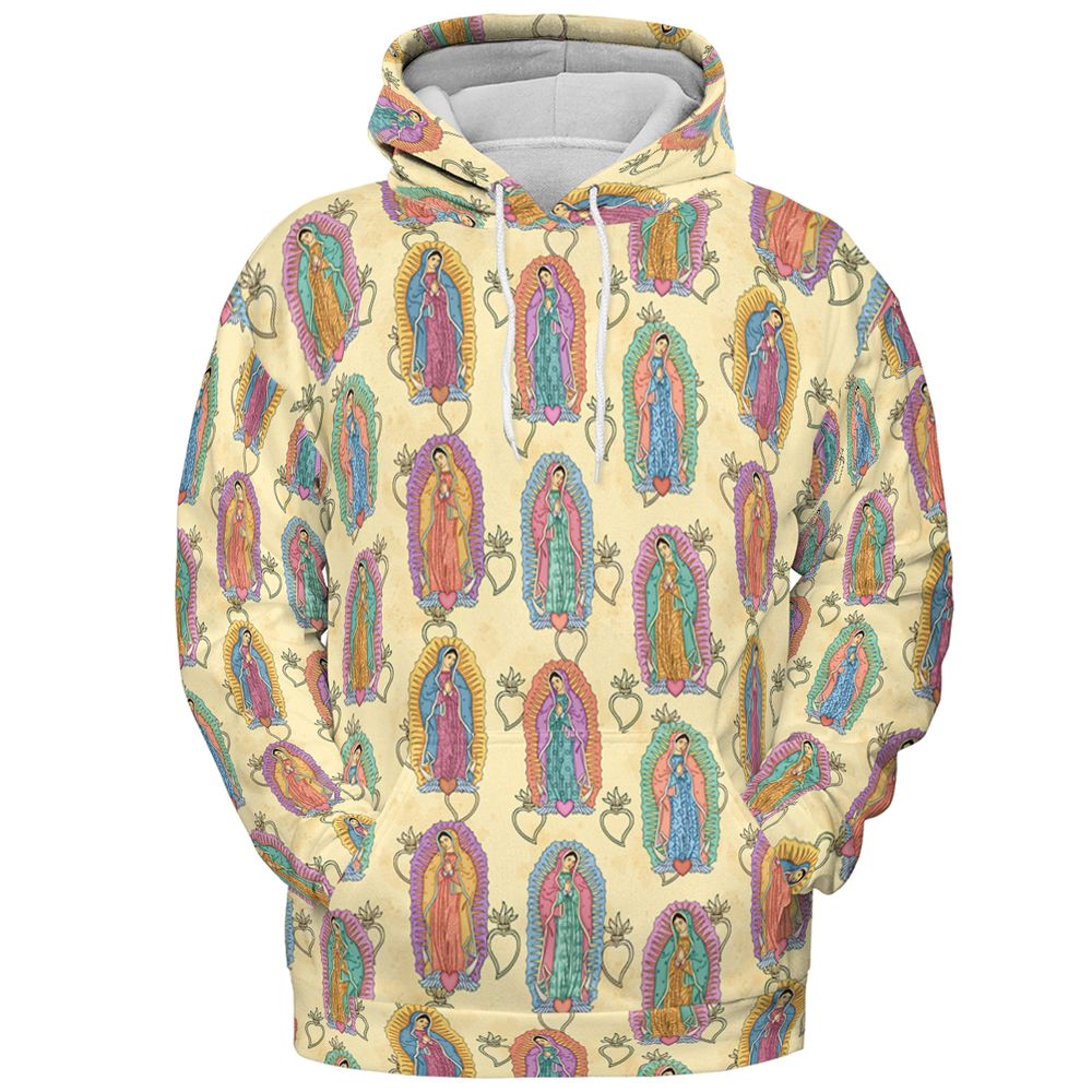 All-over Print Hoodie - E6X5HUTX -  - 2