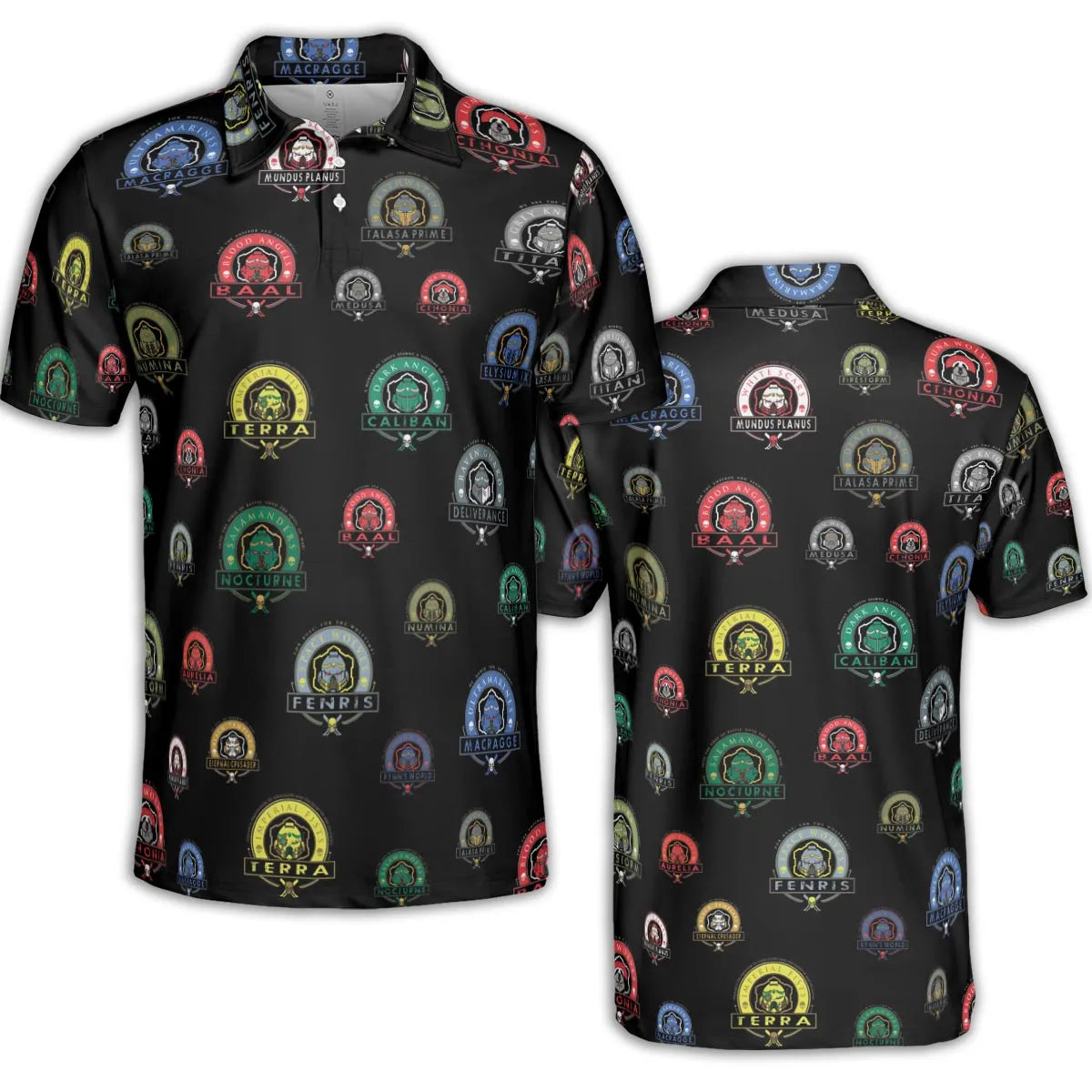 AOP Men/Women Polo Shirt - YMQEW6WP