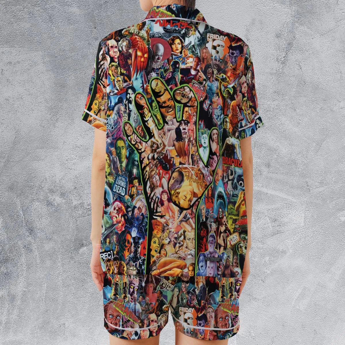 Satin Short-Sleeve Pajamas Set - FW8GURNY
