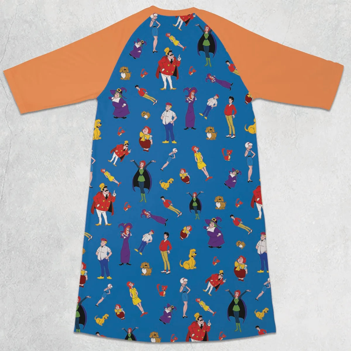 3/4 Sleeve Raglan Dress - T7NGZ6KY