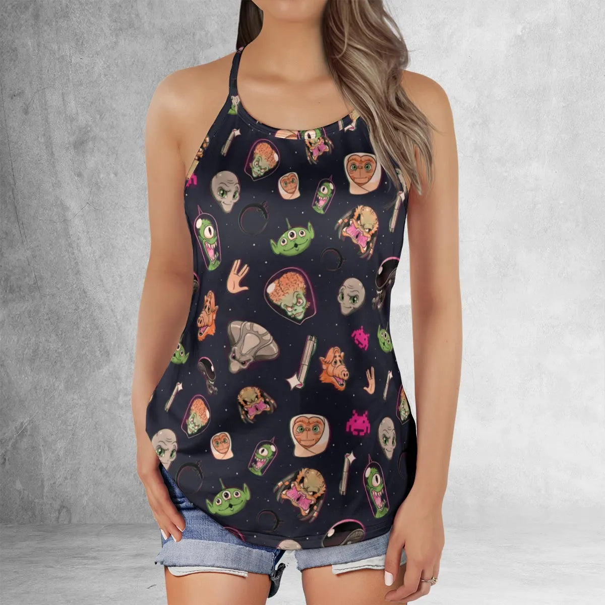 Criss Cross Tank Top - ZPJACBEM