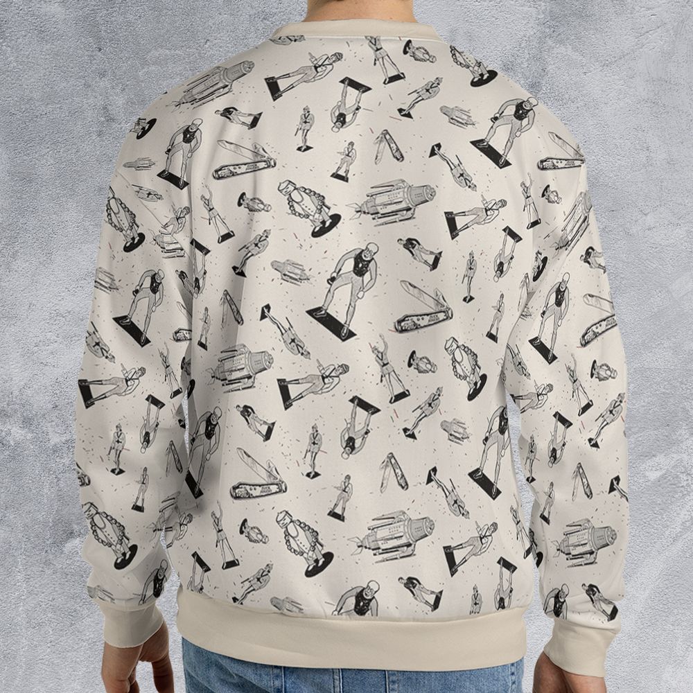 All-over Print Sweatshirt - AWLDS7P4 -  - 2