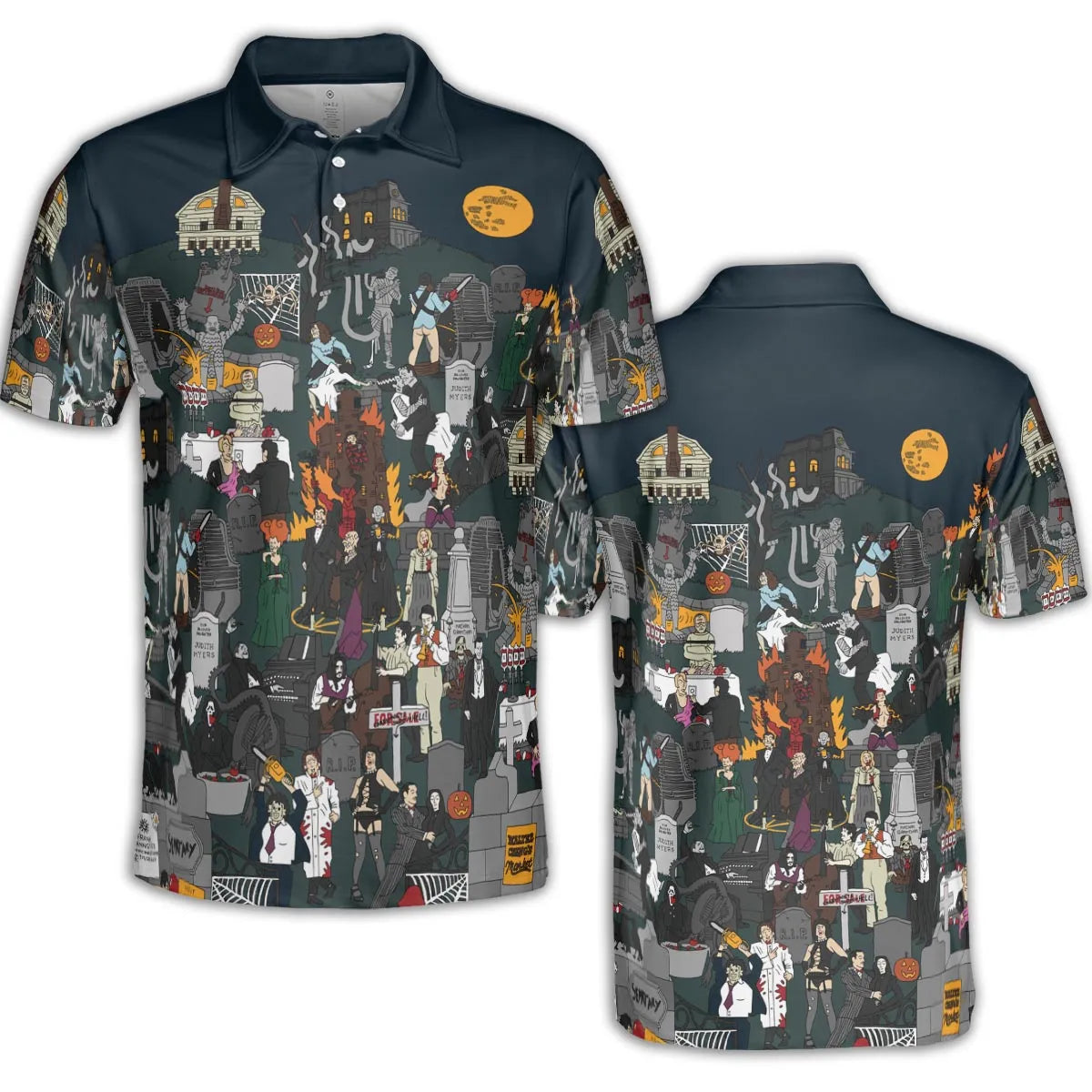 AOP Men/Women Polo Shirt - HCQF4ZMJ
