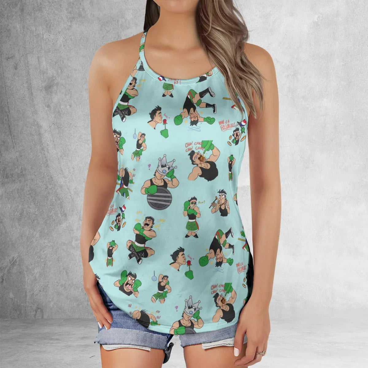 Criss Cross Tank Top - VDWGRBYS