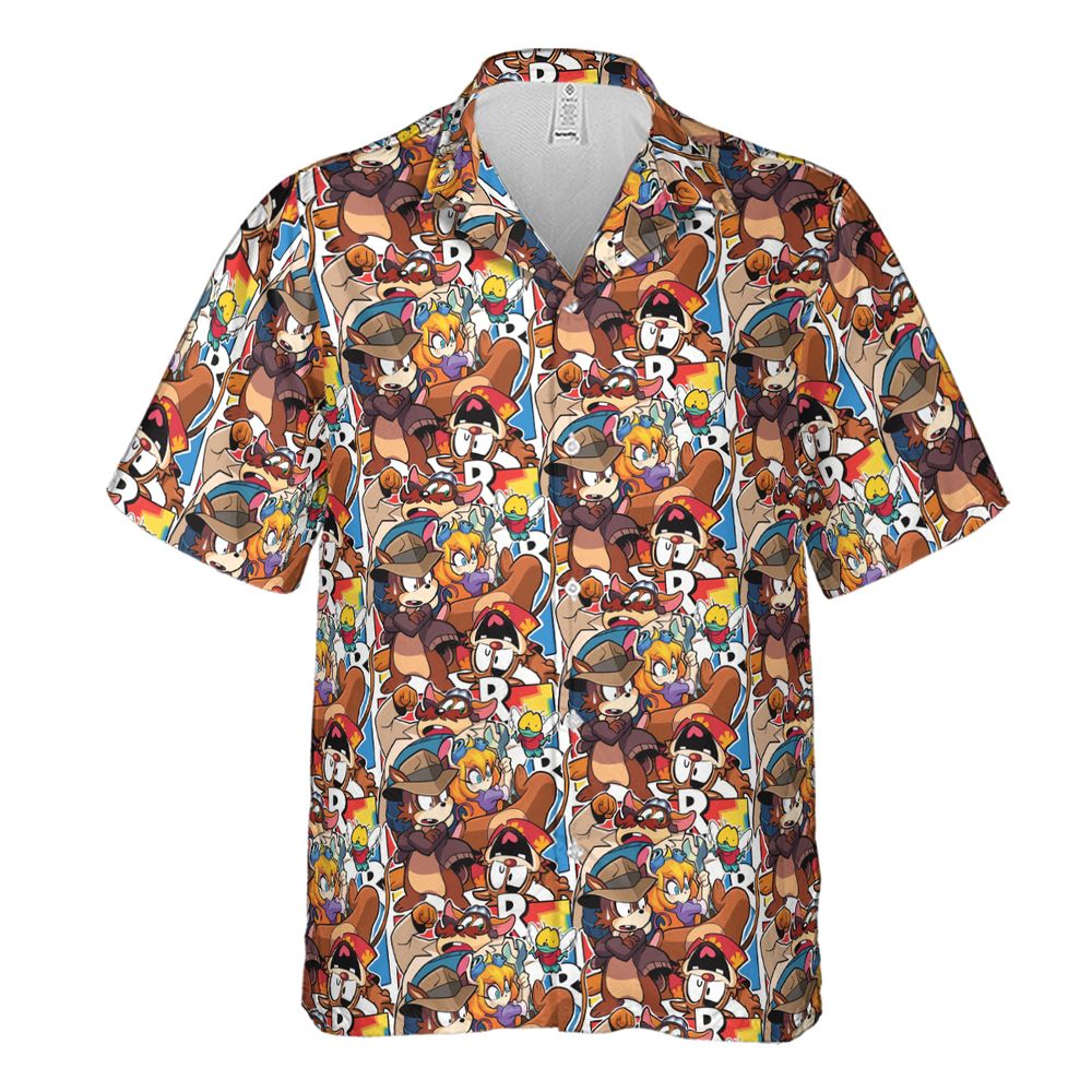 Hawaiian Shirt - KC91PRUE -  - 2