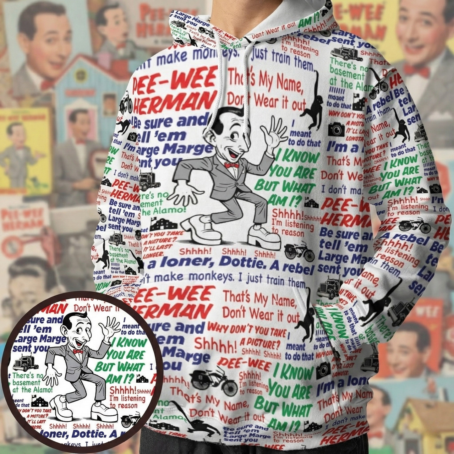 All-over Print Hoodie - 5XPXF5NA