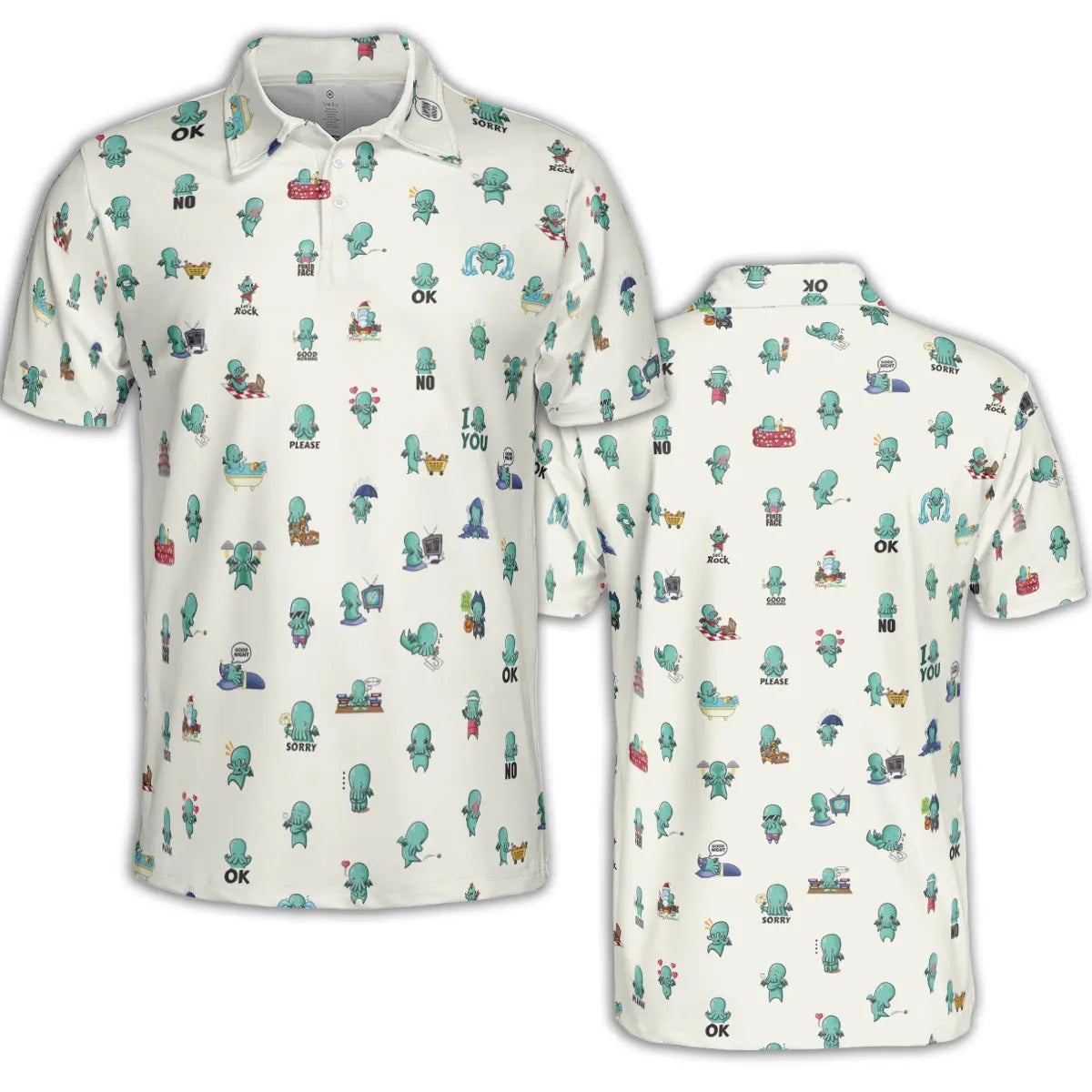 AOP Men/Women Polo Shirt - RTFMEYZK