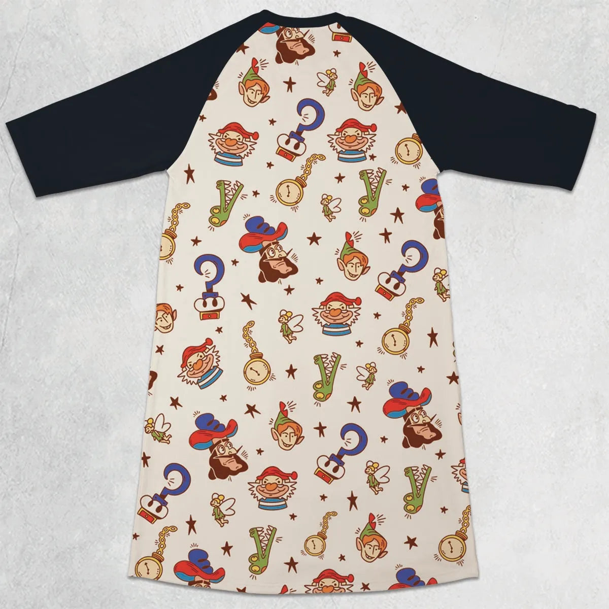 3/4 Sleeve Raglan Dress - P32QHJLK