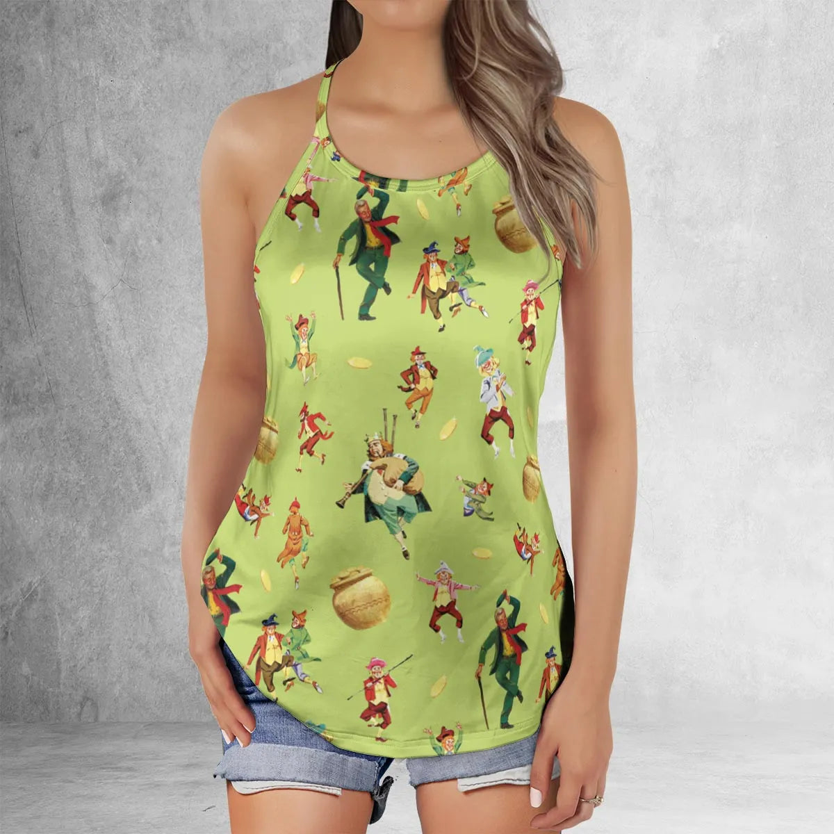 Criss Cross Tank Top - 7X351WDX