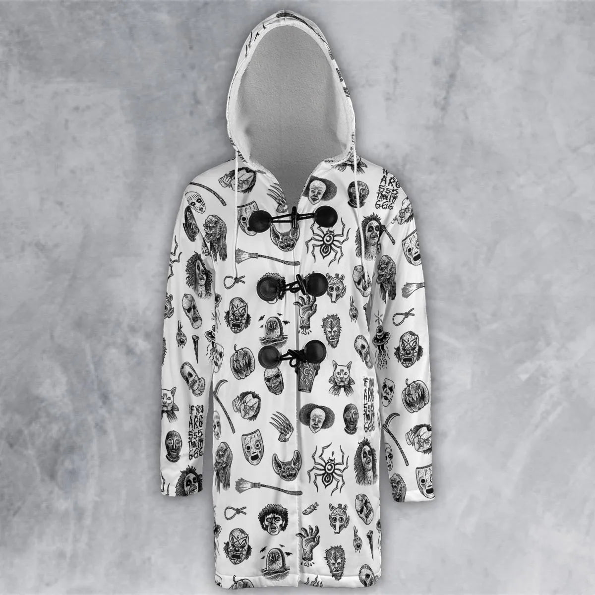 Hooded Cloak Coat - BMFWF1JL