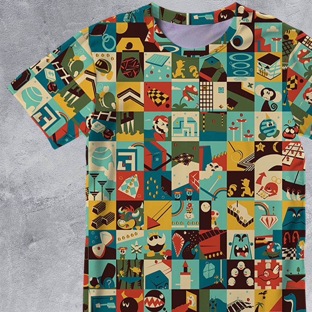 All-Over Print Unisex T-Shirt - 1GT9S71N -  - 2