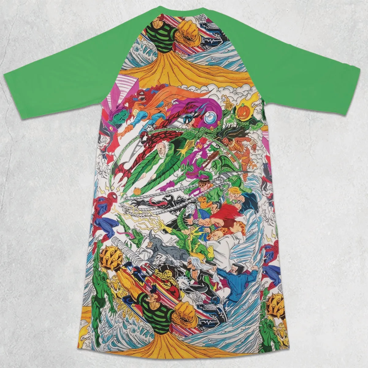 3/4 Sleeve Raglan Dress - GELG4YAM