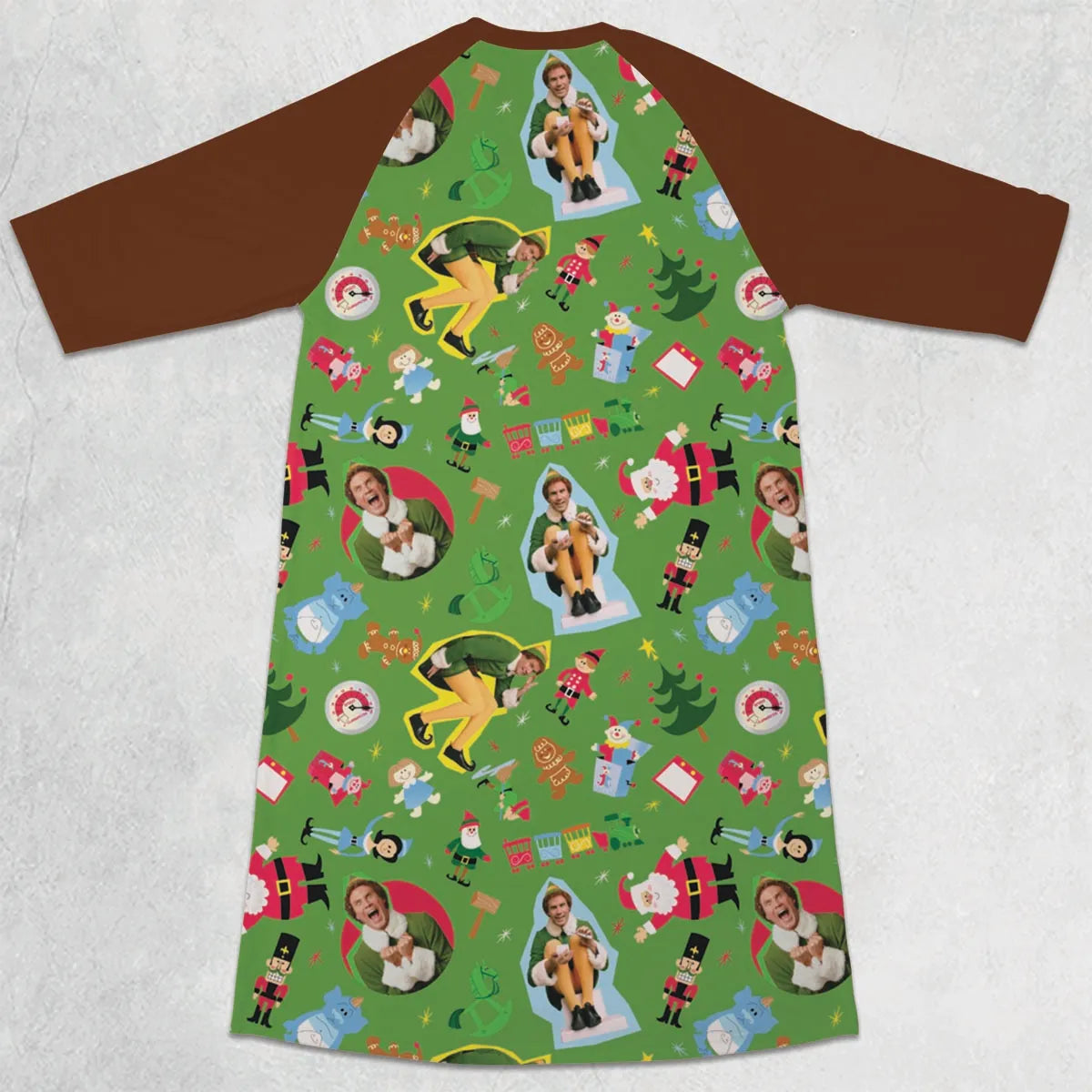 3/4 Sleeve Raglan Dress - FQF7WQRT