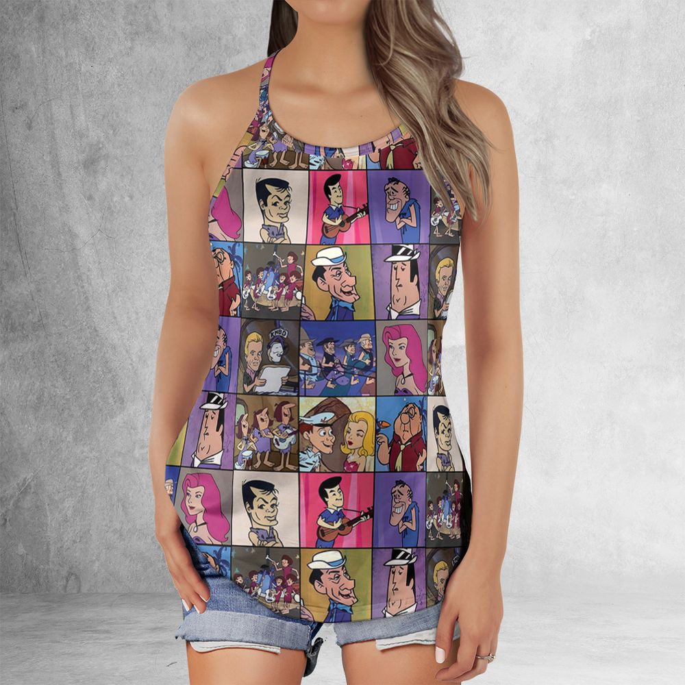 Criss Cross Tank Top - ELRVEZVF -  - 2