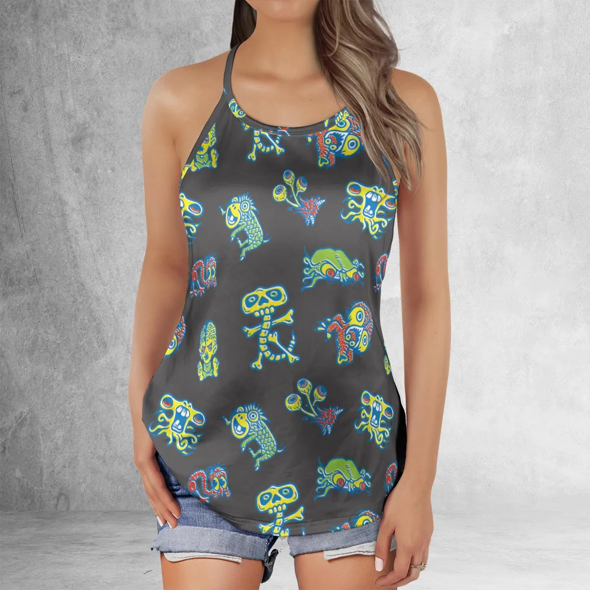 Criss Cross Tank Top - 5BY5H9RF
