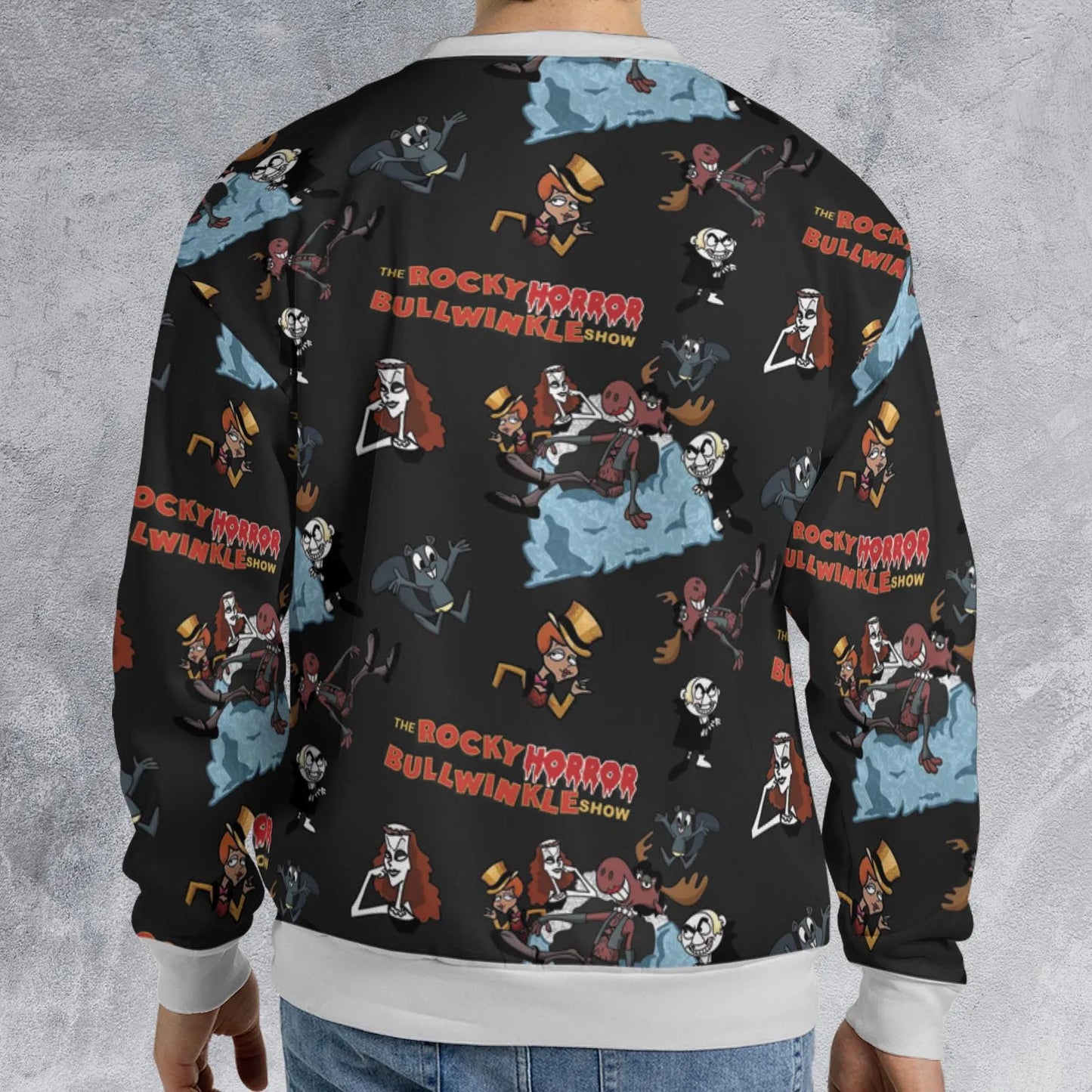 All-over Print Sweatshirt - 6NL8RKZD