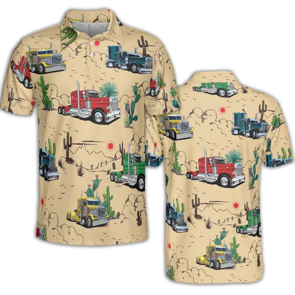 AOP Men/Women Polo Shirt - VBBDPFVU