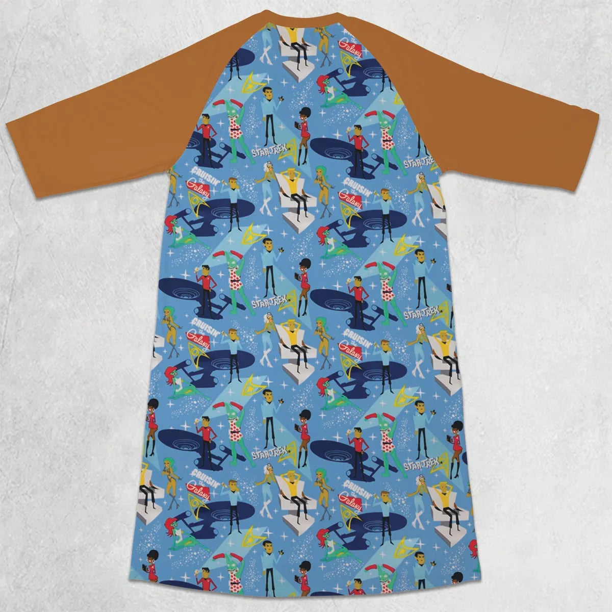 3/4 Sleeve Raglan Dress - QKDVZM4J