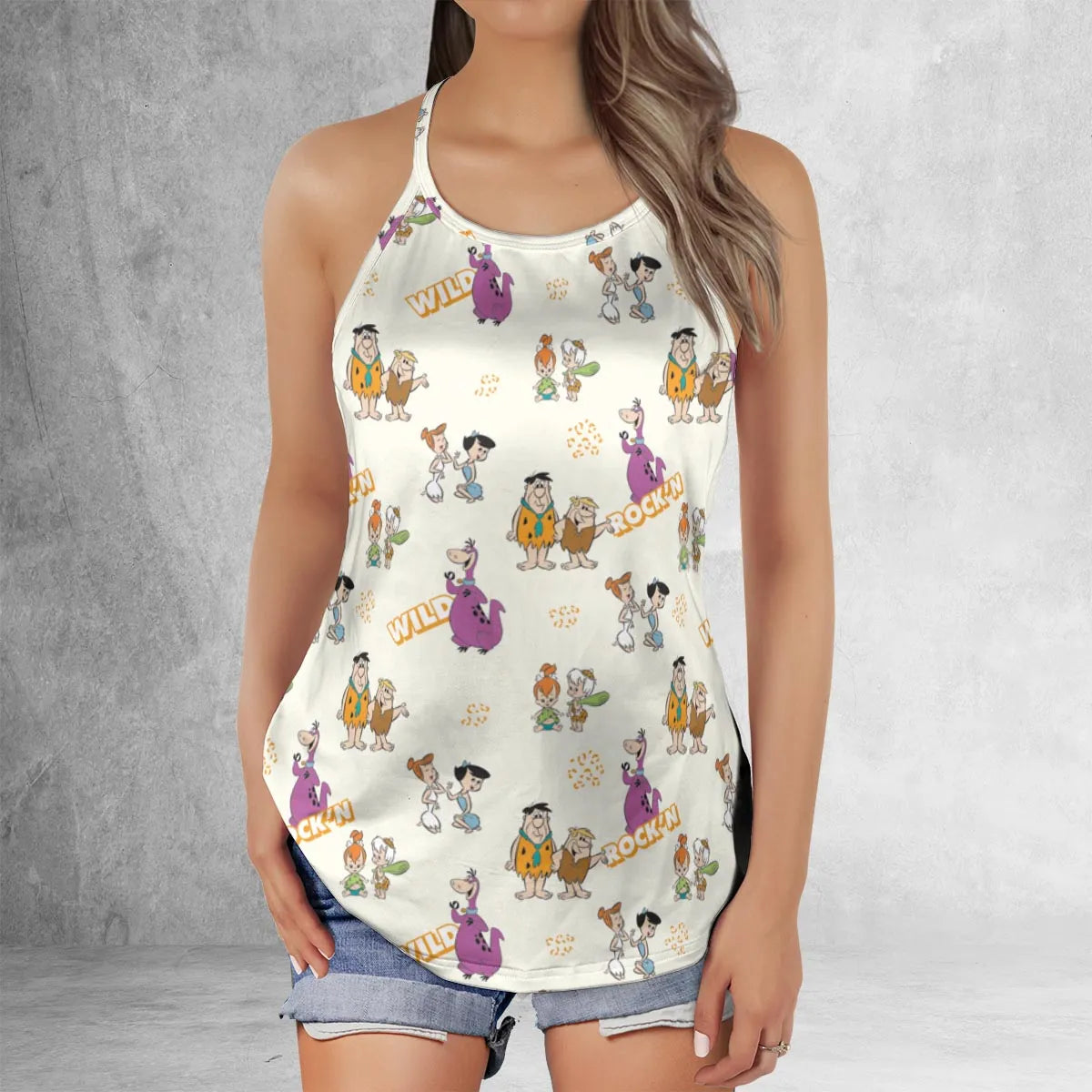 Criss Cross Tank Top - CWWXYP9M