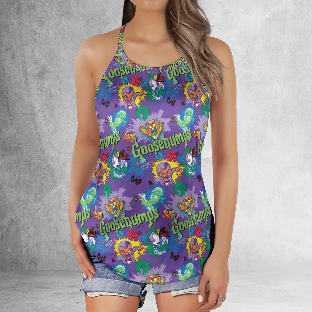 Criss Cross Tank Top - HLH6H5XJ