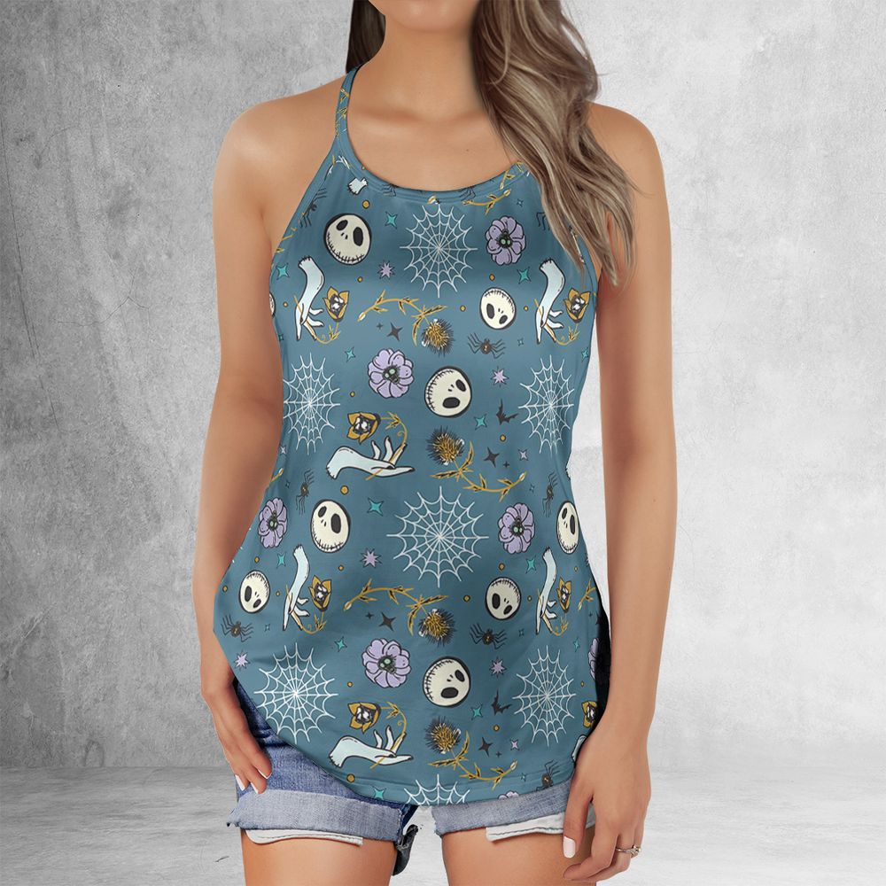 Criss Cross Tank Top - TYEWQBAD -  - 2