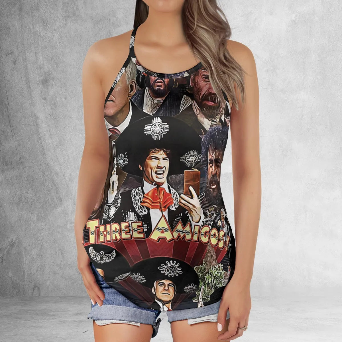Criss Cross Tank Top - VH69DXNP
