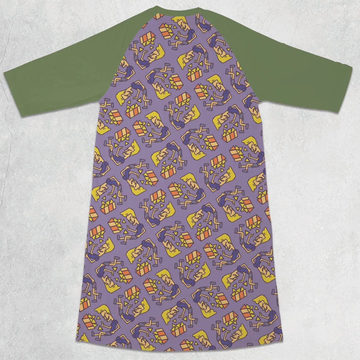 3/4 Sleeve Raglan Dress - Y34LKHMB