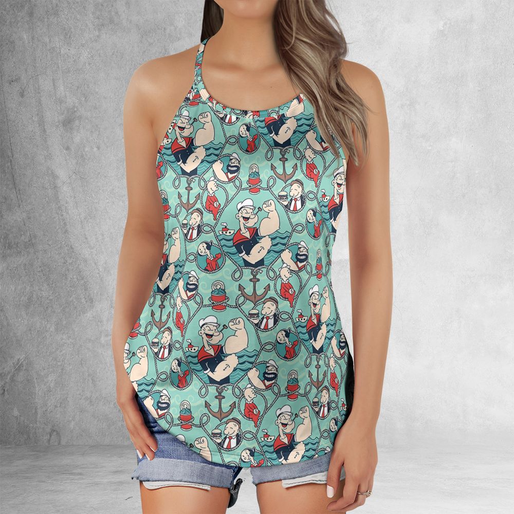 Criss Cross Tank Top - TJ9H9FRJ -  - 2