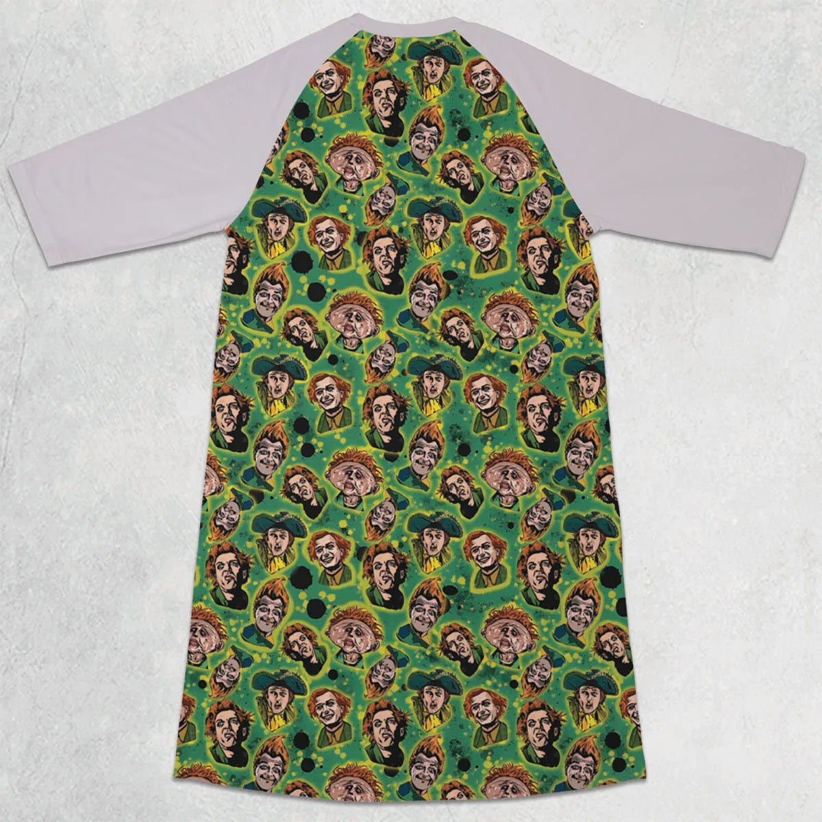 3/4 Sleeve Raglan Dress - BEJ222NX