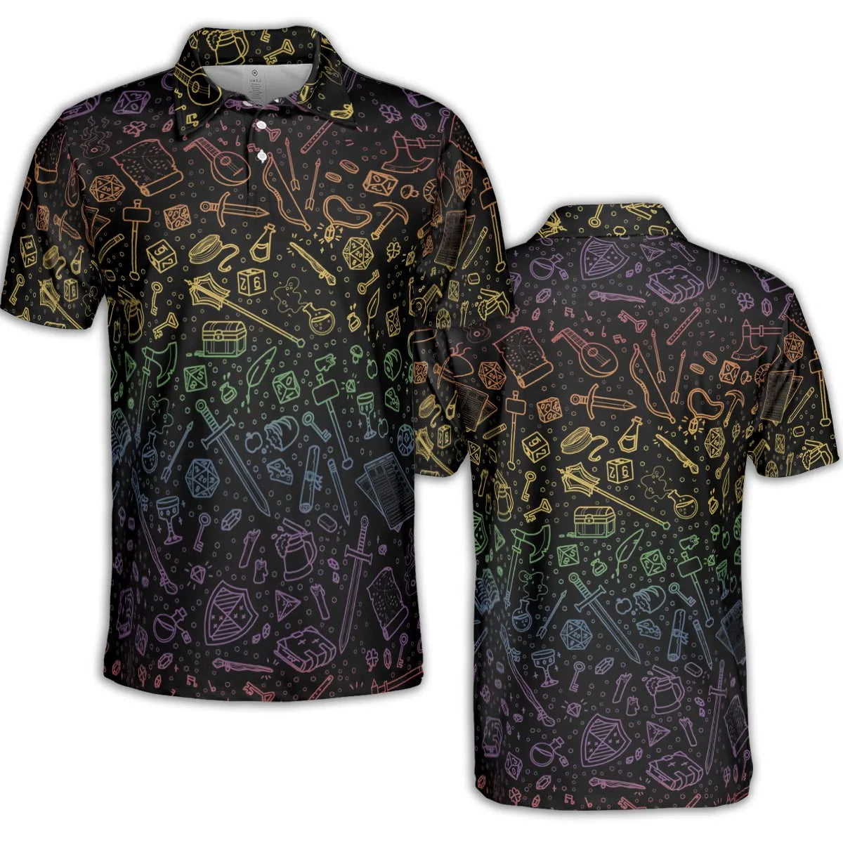 AOP Men/Women Polo Shirt - KY6BA6PV