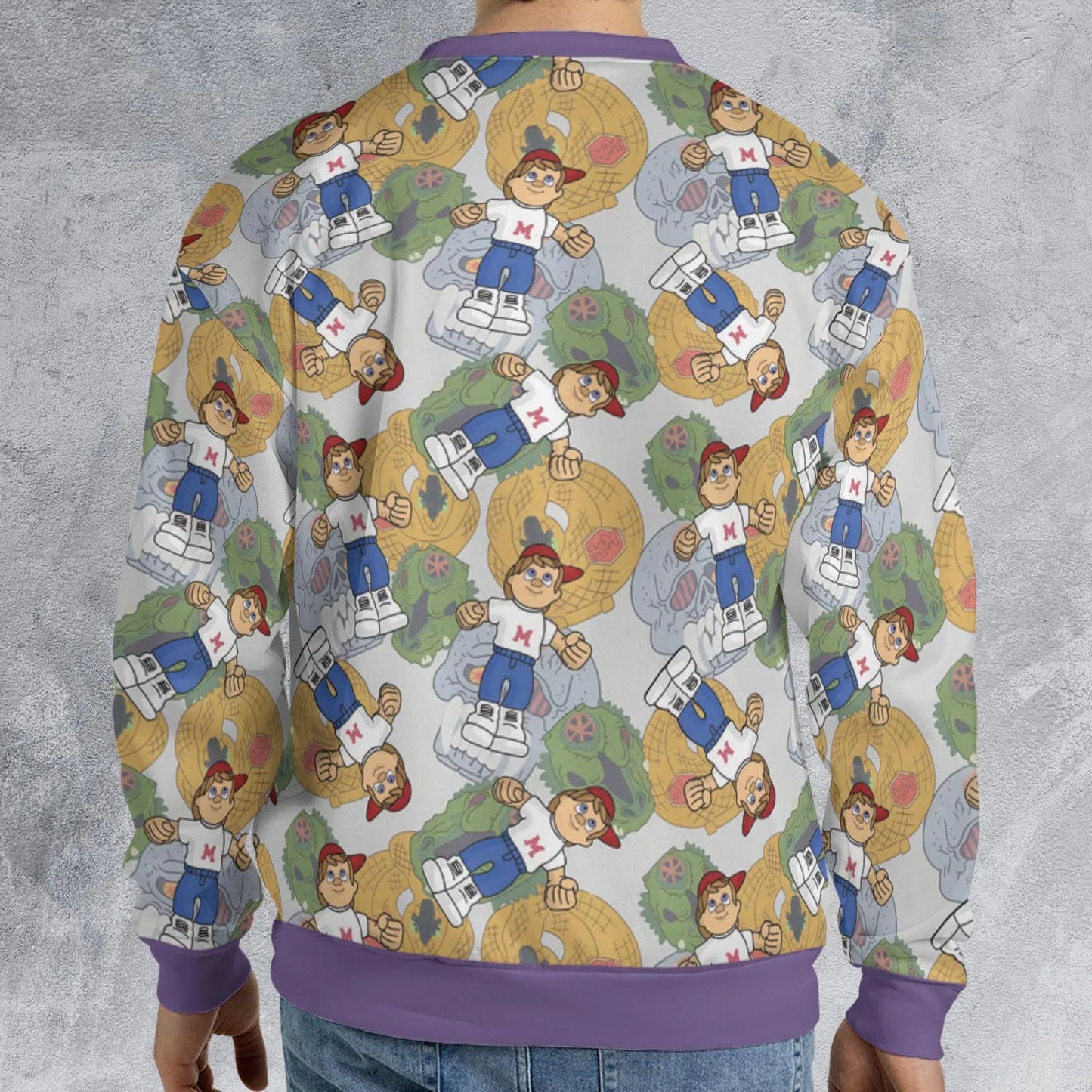 All-over Print Sweatshirt - 3XBAPHZX