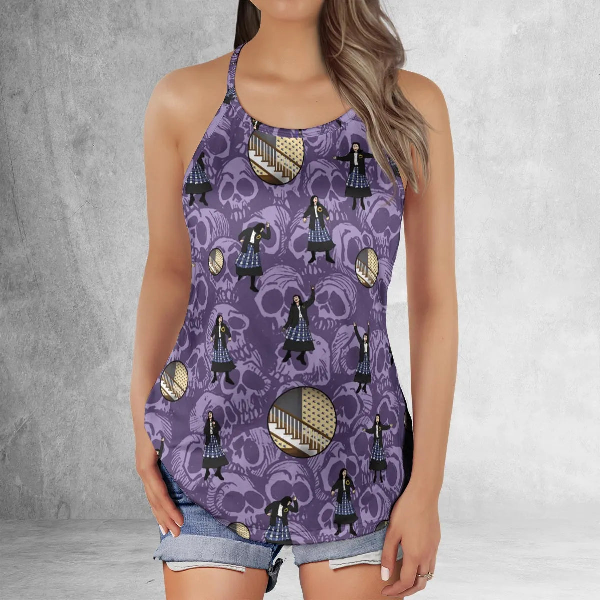Criss Cross Tank Top - KM3K12LX