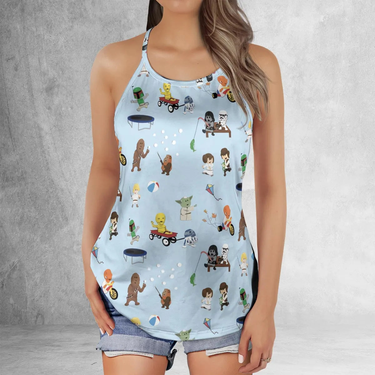 Criss Cross Tank Top - BFZSM8RU