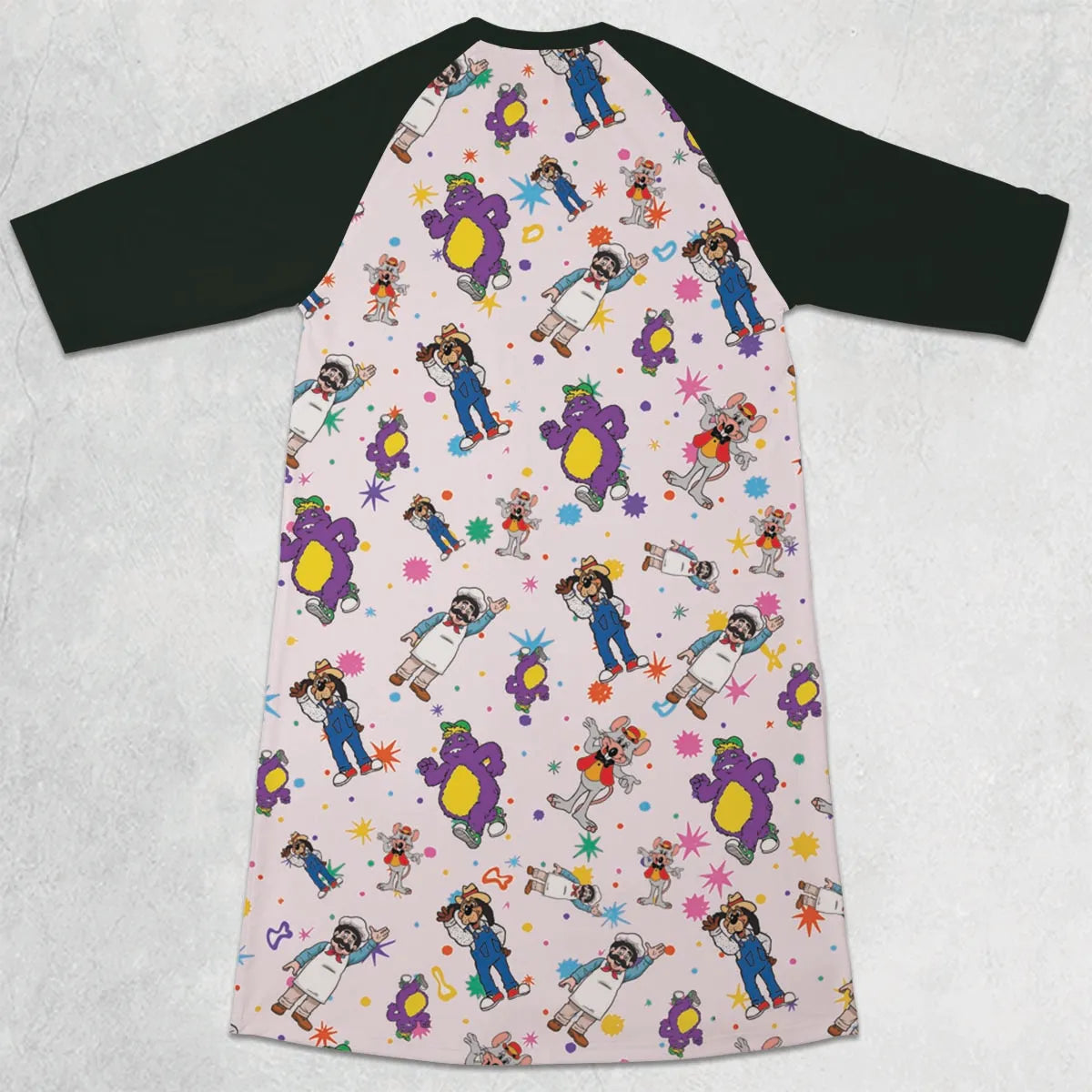 3/4 Sleeve Raglan Dress - M1XKV3UP