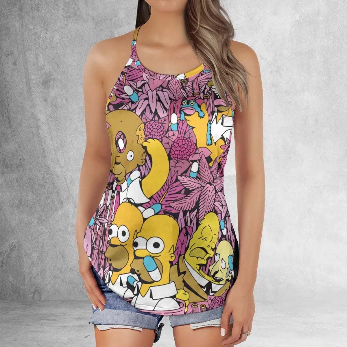 Criss Cross Tank Top - M4W7HKLD