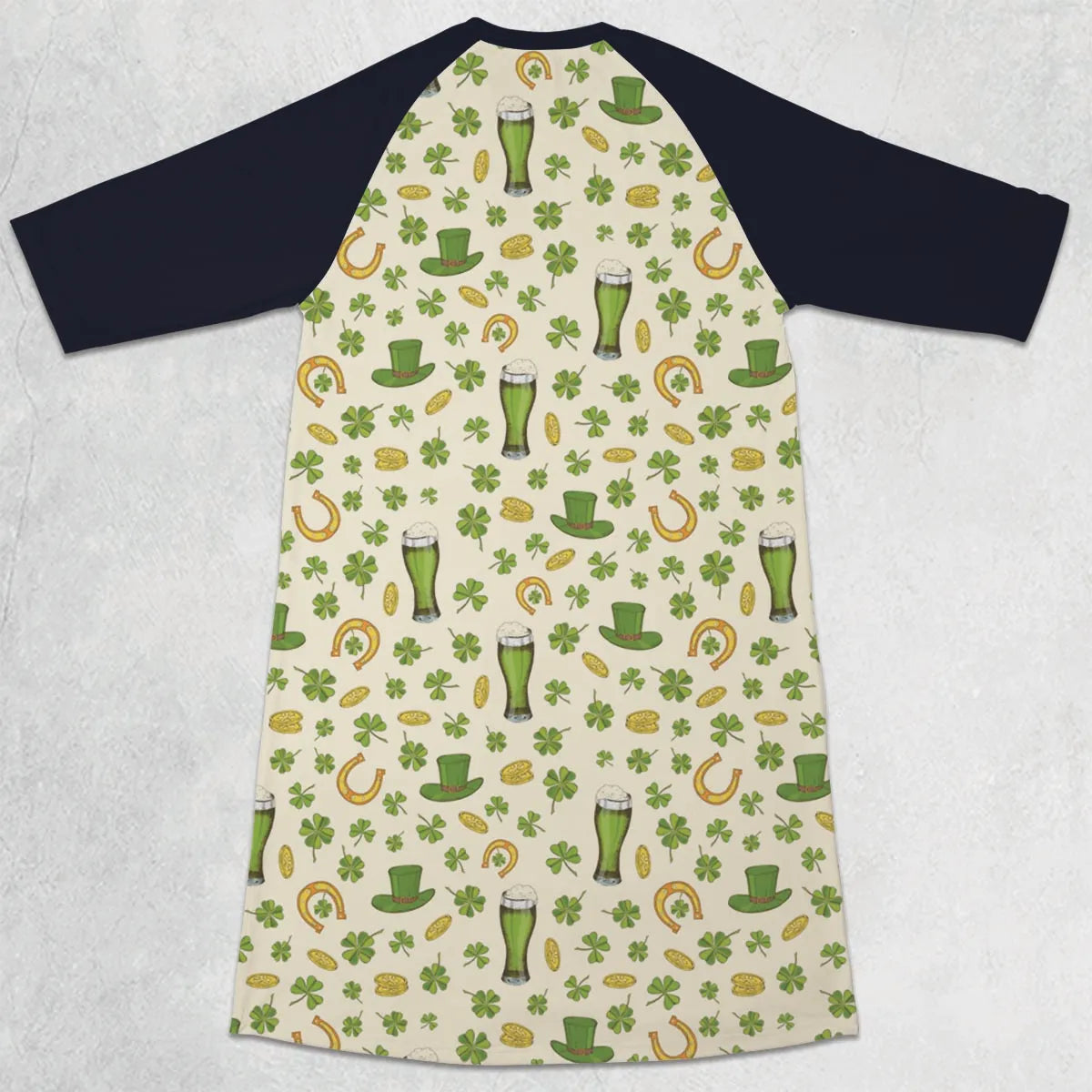 3/4 Sleeve Raglan Dress - X1J1EXD6
